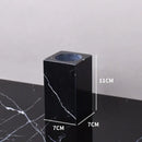 DecorBites™ Black Marquina Marble Bathroom Set cue.opti