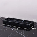 DecorBites™ Black Marquina Marble Bathroom Set cue.opti