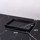 DecorBites™ Black Marquina Marble Bathroom Set cue.opti