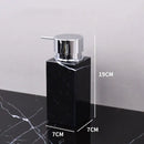 DecorBites™ Black Marquina Marble Bathroom Set cue.opti