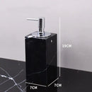 DecorBites™ Black Marquina Marble Bathroom Set cue.opti