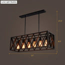 DecorBites™ Black Metal Suspension Pendant Light for Dining Room and Warehouse