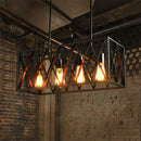 DecorBites™ Black Metal Suspension Pendant Light for Dining Room and Warehouse