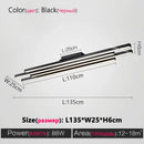 Decorbites black nordic chandelier minimalist 3 bar living room light