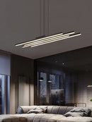 Decorbites black nordic chandelier minimalist 3 bar living room light