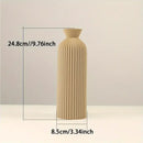 DecorBites™ Black Plastic Vase - Stylish Boho Decor Centerpiece