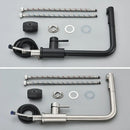 Decorbites black pull out kitchen faucet with dual mode nozzle