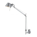 Decorbites black silver rotatable wall light for study office