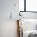 Decorbites black silver rotatable wall light for study office