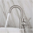 DecorBites™ Black Stainless Steel Bathroom Faucet - Single Handle