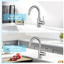 DecorBites™ Black Stainless Steel Bathroom Faucet - Single Handle