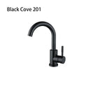 DecorBites™ Black Stainless Steel Bathroom Faucet - Single Handle