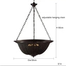 Decorbites black tassel ceiling chandelier living room pendant light
