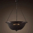 Decorbites black tassel ceiling chandelier living room pendant light