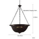 Decorbites black tassel ceiling chandelier living room pendant light