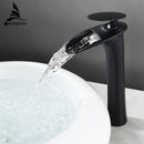 DecorBites™ Black Waterfall Bathroom Faucet Mixer Tap