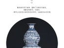 DecorBites™ Blue and White Ceramic Vase - Elegant Home Decor