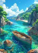 Beach Canvas Wall Art Large