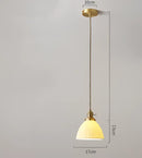 Decorbites blue glass pendant light with black lace for bedroom