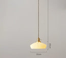 Decorbites blue glass pendant light with black lace for bedroom
