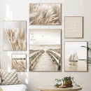 DecorBites™ Bohemian Beach Landscape Wall Art - Modern Home Decor