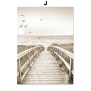 DecorBites™ Bohemian Beach Landscape Wall Art Print