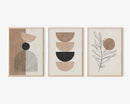 Modern bohemia white ceramic vase wall art set living room