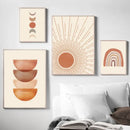 DecorBites™ Bohemian Wall Art Canvas Painting - Abstract Geometry