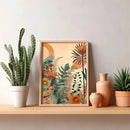 DecorBites™ Boho Floral Modern Canvas Art Set