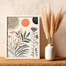 DecorBites™ Boho Floral Modern Canvas Art Set