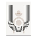 DecorBites™ Boho Geometric Line Canvas Wall Art