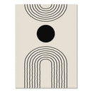 DecorBites™ Boho Geometric Line Canvas Wall Art