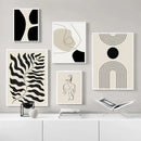 DecorBites™ Boho Geometric Line Canvas Wall Art
