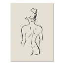 DecorBites™ Boho Geometric Line Canvas Wall Art
