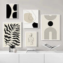 DecorBites™ Boho Geometric Line Canvas Wall Art
