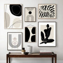 DecorBites™ Boho Geometric Line Canvas Wall Art
