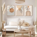 DecorBites™ Boho Light Canvas Wall Art - Nordic Minimalist