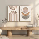 DecorBites™ Boho Light Canvas Wall Art - Nordic Minimalist