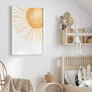 DecorBites™ Boho Rainbow Sunshine Nursery Poster Set