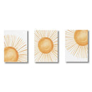 DecorBites™ Boho Rainbow Sunshine Nursery Poster Set