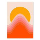 DecorBites™ Boho Sunset Art Prints for Living Room