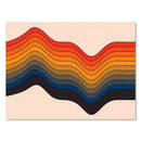 DecorBites™ Boho Sunset Stripes Art Prints - Wall Decor