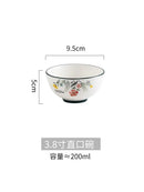DecorBites™ Bone China Rice Noodles Bowl and Dinner Plate Set