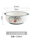 DecorBites™ Bone China Rice Noodles Bowl and Dinner Plate Set