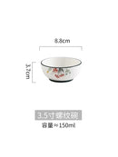 DecorBites™ Bone China Rice Noodles Bowl and Dinner Plate Set