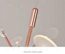 DecorBites™ Branch Design Nordic Chandelier - Rose Gold/Black