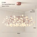 DecorBites™ Branch Design Nordic Chandelier - Rose Gold/Black