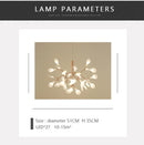DecorBites™ Branch Design Nordic Chandelier - Rose Gold/Black
