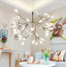DecorBites™ Branch Design Nordic Chandelier - Rose Gold/Black