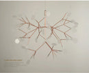 DecorBites™ Branch Design Nordic Chandelier - Rose Gold/Black
